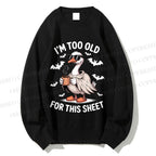 Unisex Halloween Goose Printed Sweatshirt