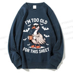 Unisex Halloween Goose Printed Sweatshirt