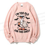 Unisex Halloween Goose Printed Sweatshirt