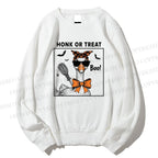 Unisex Halloween Goose Printed Sweatshirt