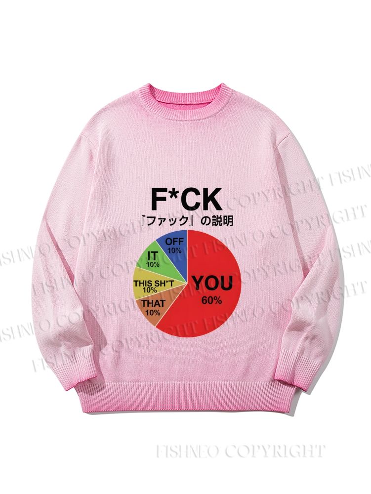 Unisex Proportion Of Main Word Combination Gradient Casual sweater