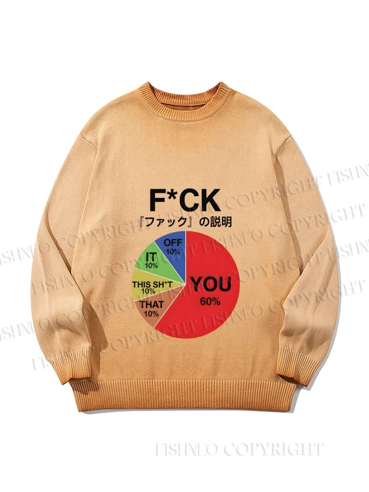Unisex Proportion Of Main Word Combination Gradient Casual sweater