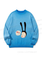 Unisex Yoshitomo Nara Gradient Casual sweater