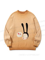 Unisex Yoshitomo Nara Gradient Casual sweater
