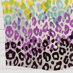 Lepord Print in Rainbow Hawaiian Shirt