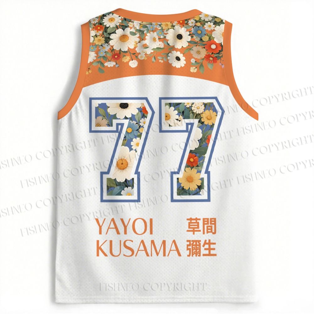 Japanese Art Flower Yayoi Kusama Jersey Tank