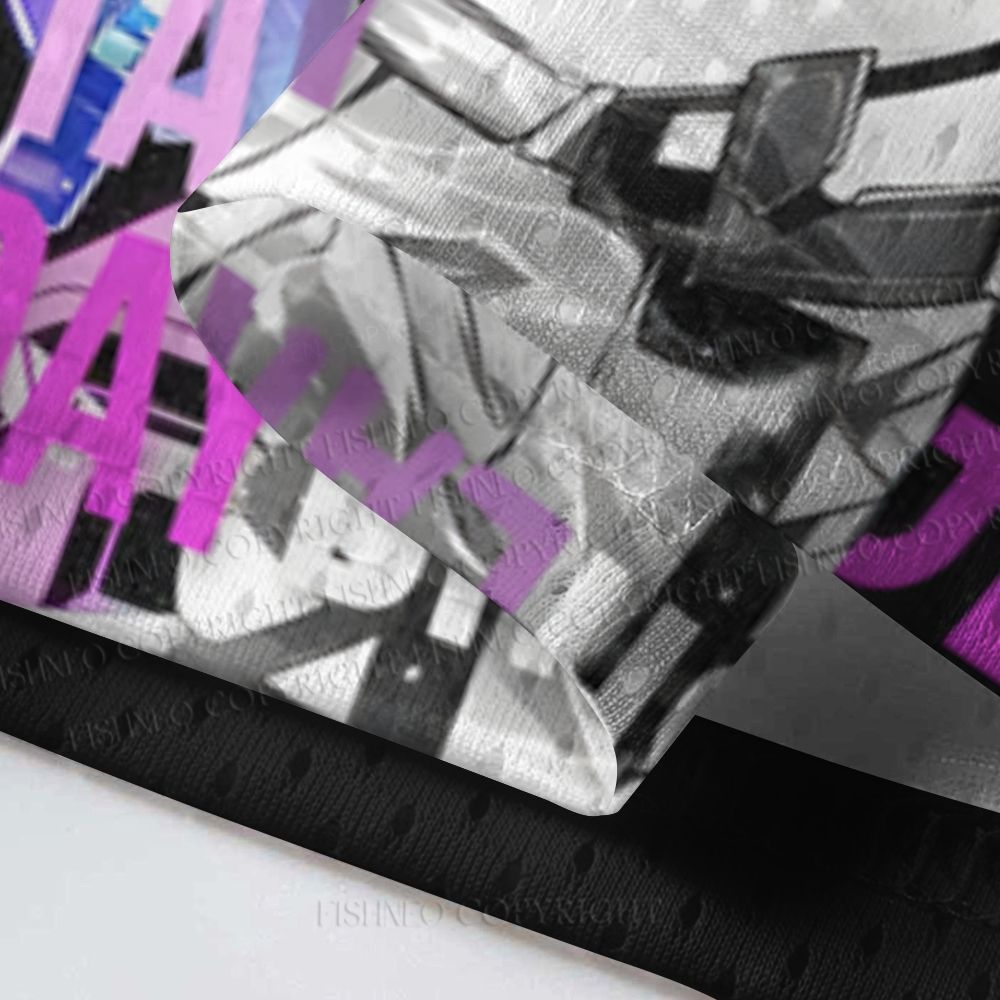 Cyberpunk Girl With Horns Jersey Shirts