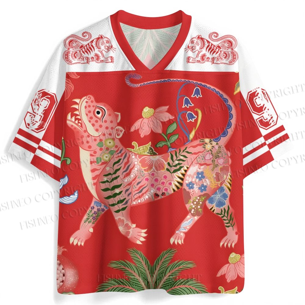 Pink Tiger Printed Jersey Shirts