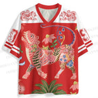 Pink Tiger Printed Jersey Shirts