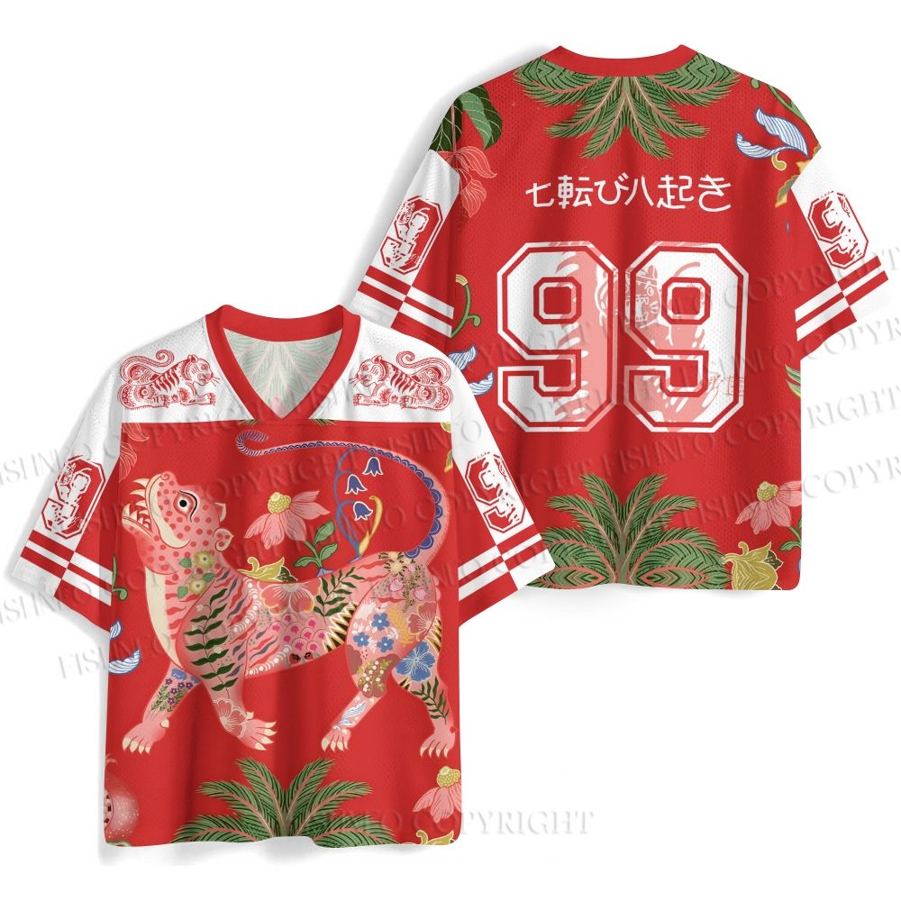 Pink Tiger Printed Jersey Shirts