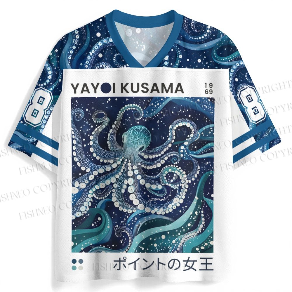 Yayoi Kusama Octopus Jersey Shirts