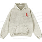 Unisex Casual Riding Bicycle Samurai Cat Printed Double-sided Washed Hoodie