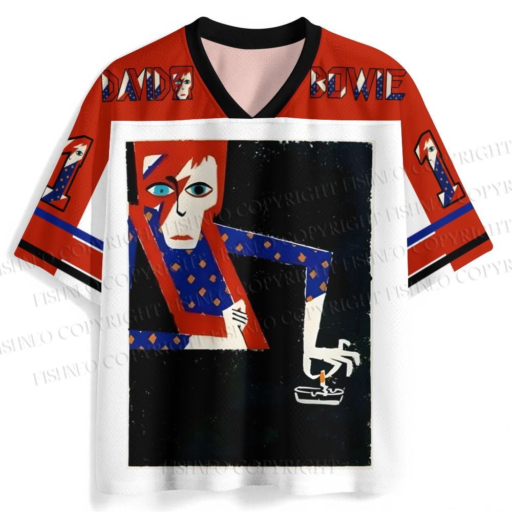 David Bowie Vintage Graffiti Jersey Shirts