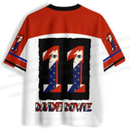 David Bowie Vintage Graffiti Jersey Shirts