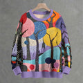Yayoi Kusama Polka-Dot Forest Crew Neck Sweater