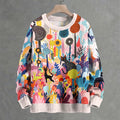 Yayoi Kusama Forest Cat Crew Neck Sweater