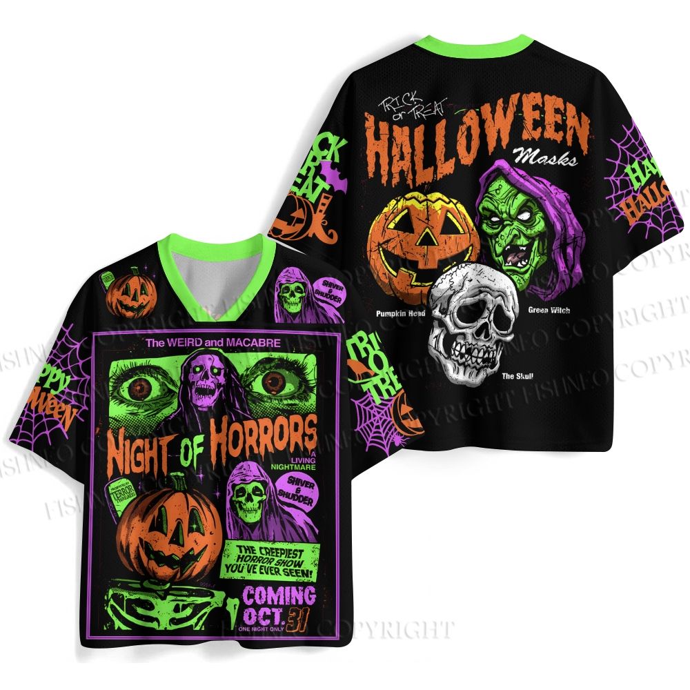 Halloween Night of Horrors Jersey Shirts