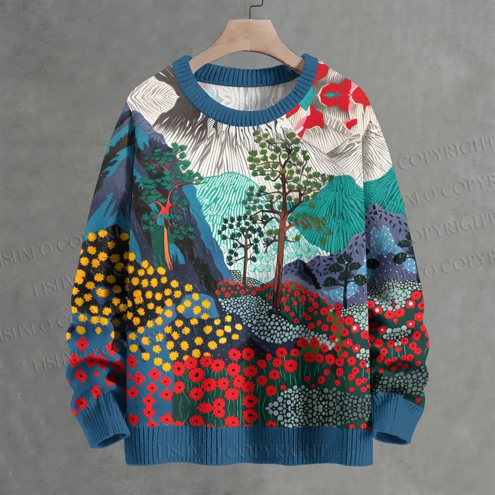 Yayoi Kusama Forest Crew Neck Sweater