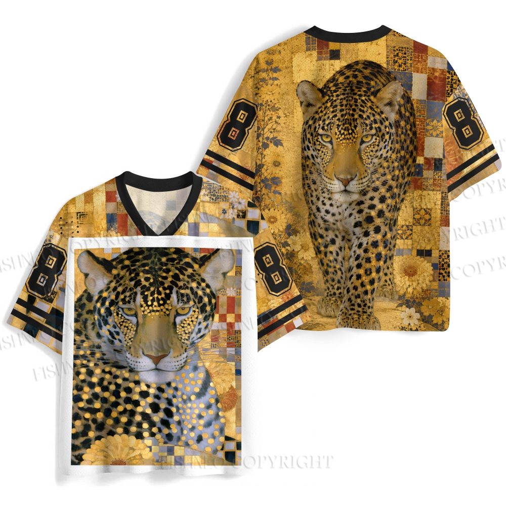 Klimt Art Panther Jersey Shirts