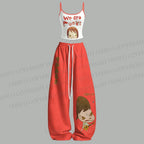 Yoshitomo Nara We Are Punks Top & Elasticated Trousers Two-Piece Set