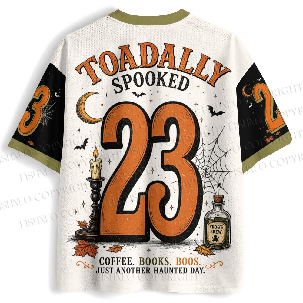 Halloween Frog Wizard Jersey Shirts