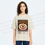 Unisex Yayoi Kusama Halloween Pumpkin Printed Washed Tee