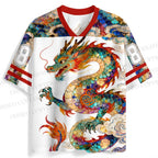 Multicolor Dragon Jersey Shirts