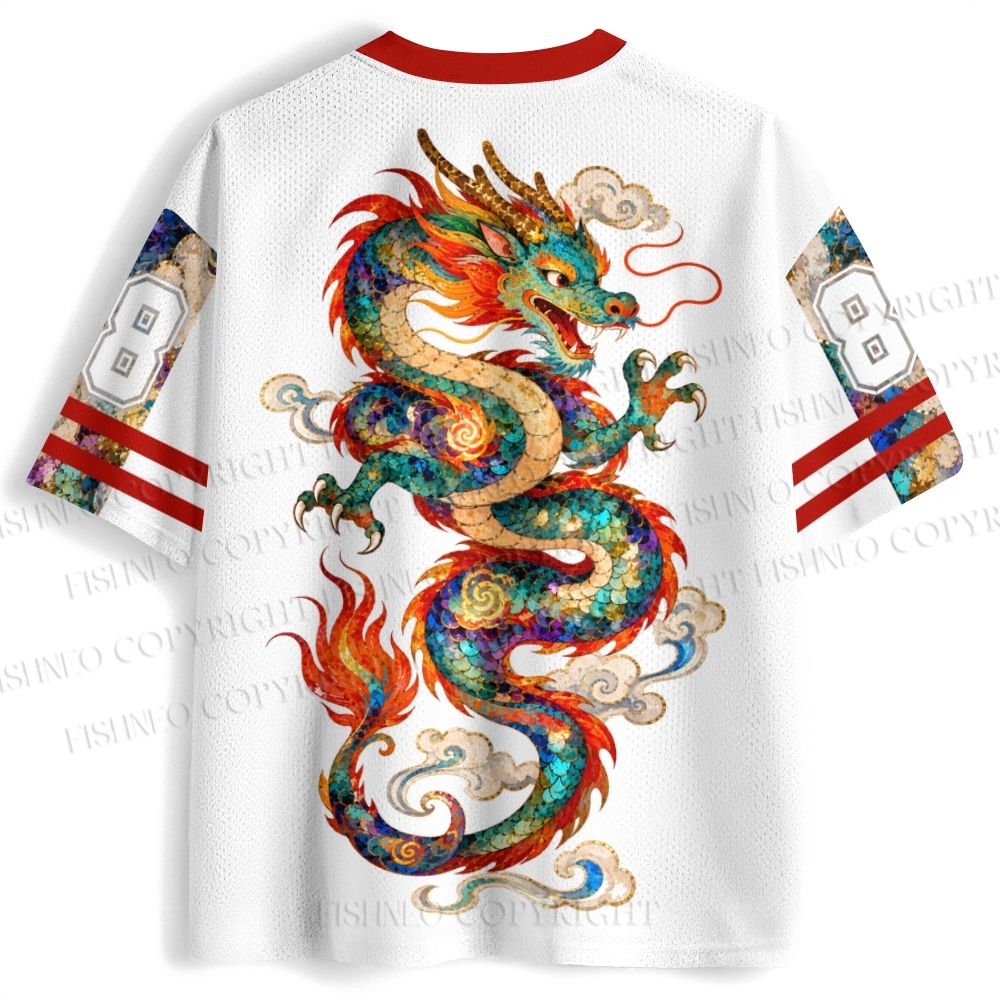 Multicolor Dragon Jersey Shirts