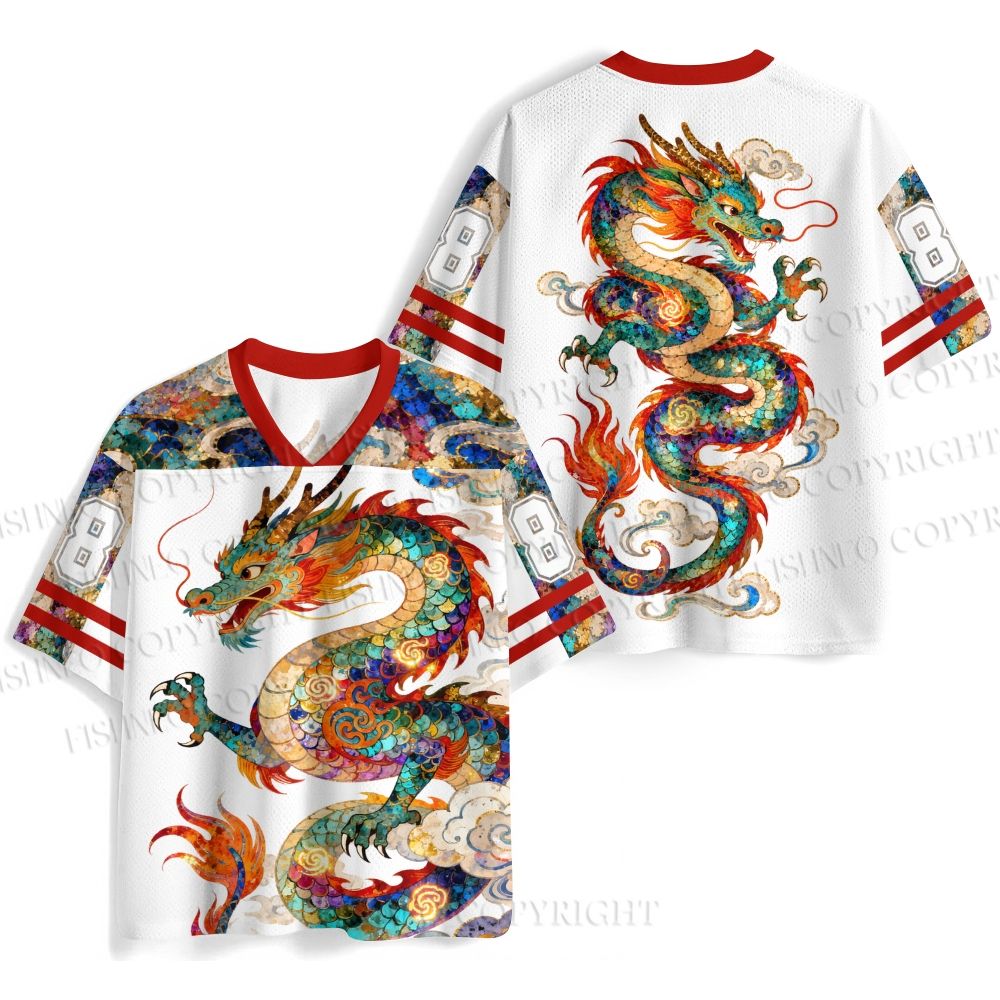 Multicolor Dragon Jersey Shirts