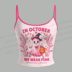In October We Wear Pink Top & Elasticated Trousers Two-Piece Set