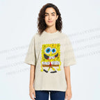 Unisex Spongebob Printed Washed Tee