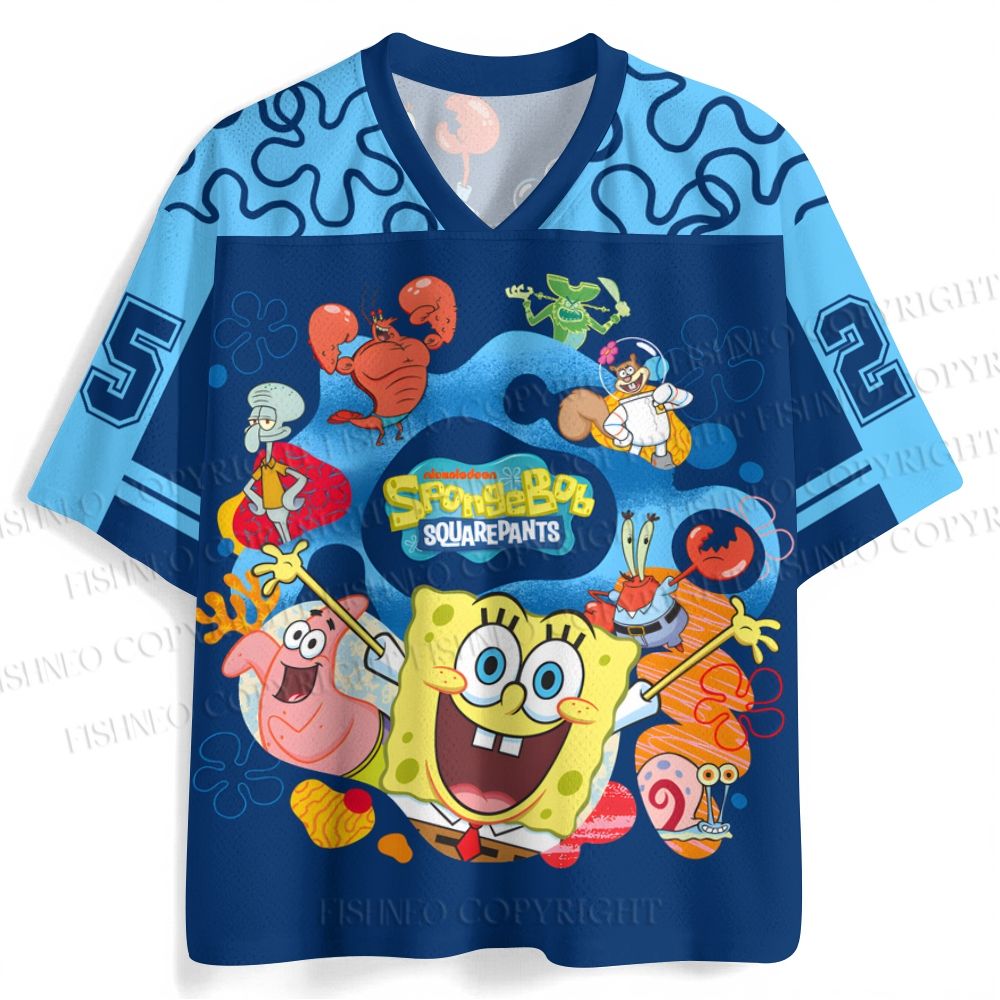 Spongebob in Ocean Jersey Shirts