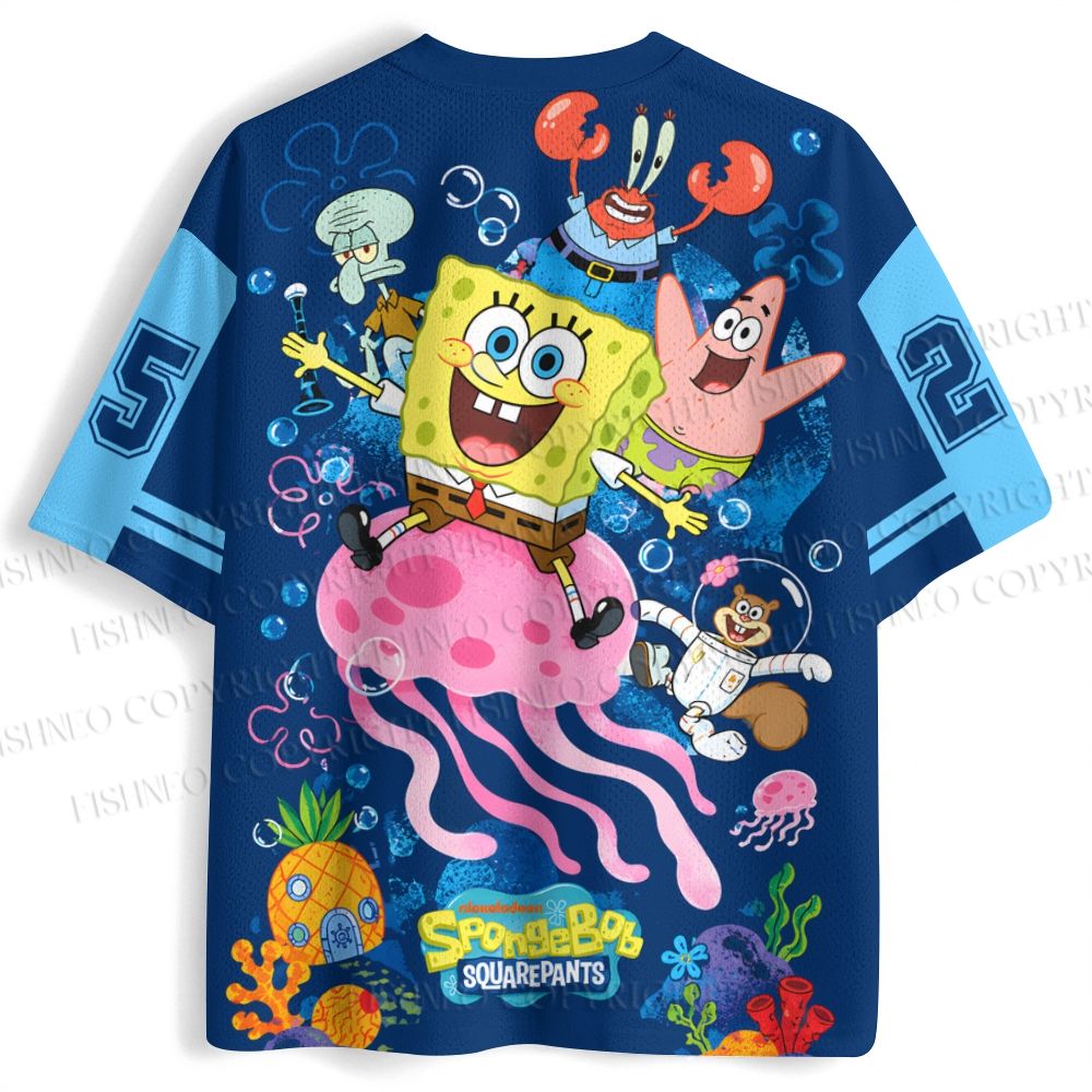 Spongebob in Ocean Jersey Shirts
