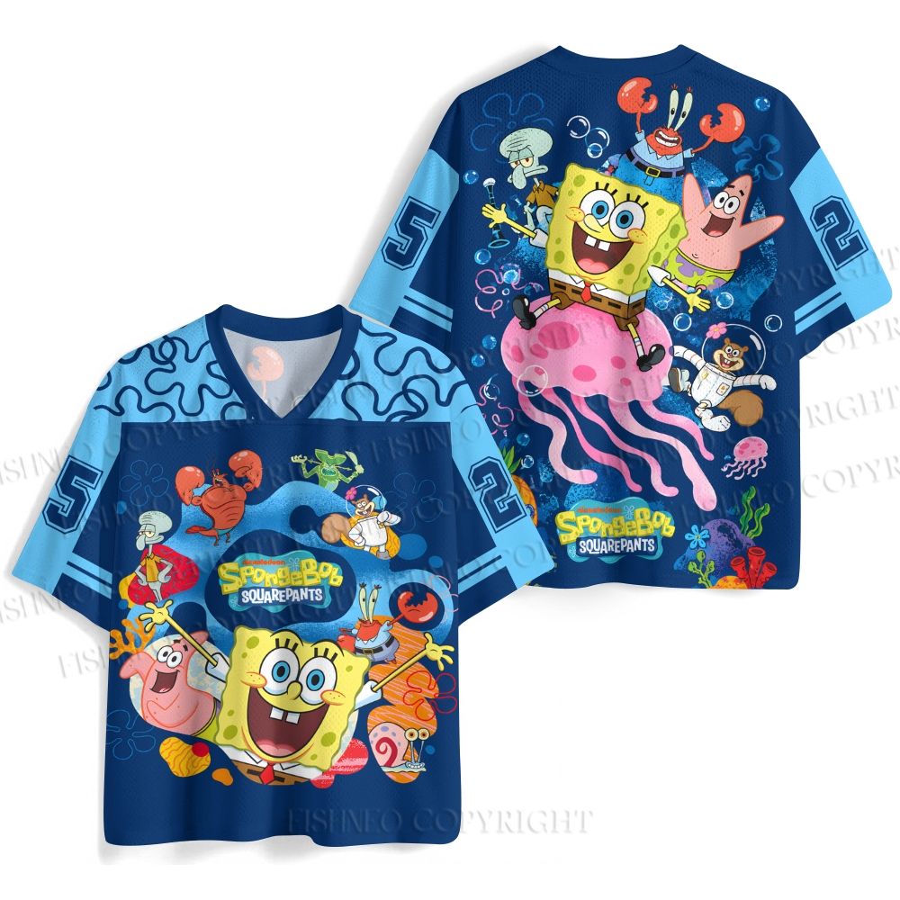Spongebob in Ocean Jersey Shirts