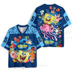 Spongebob in Ocean Jersey Shirts
