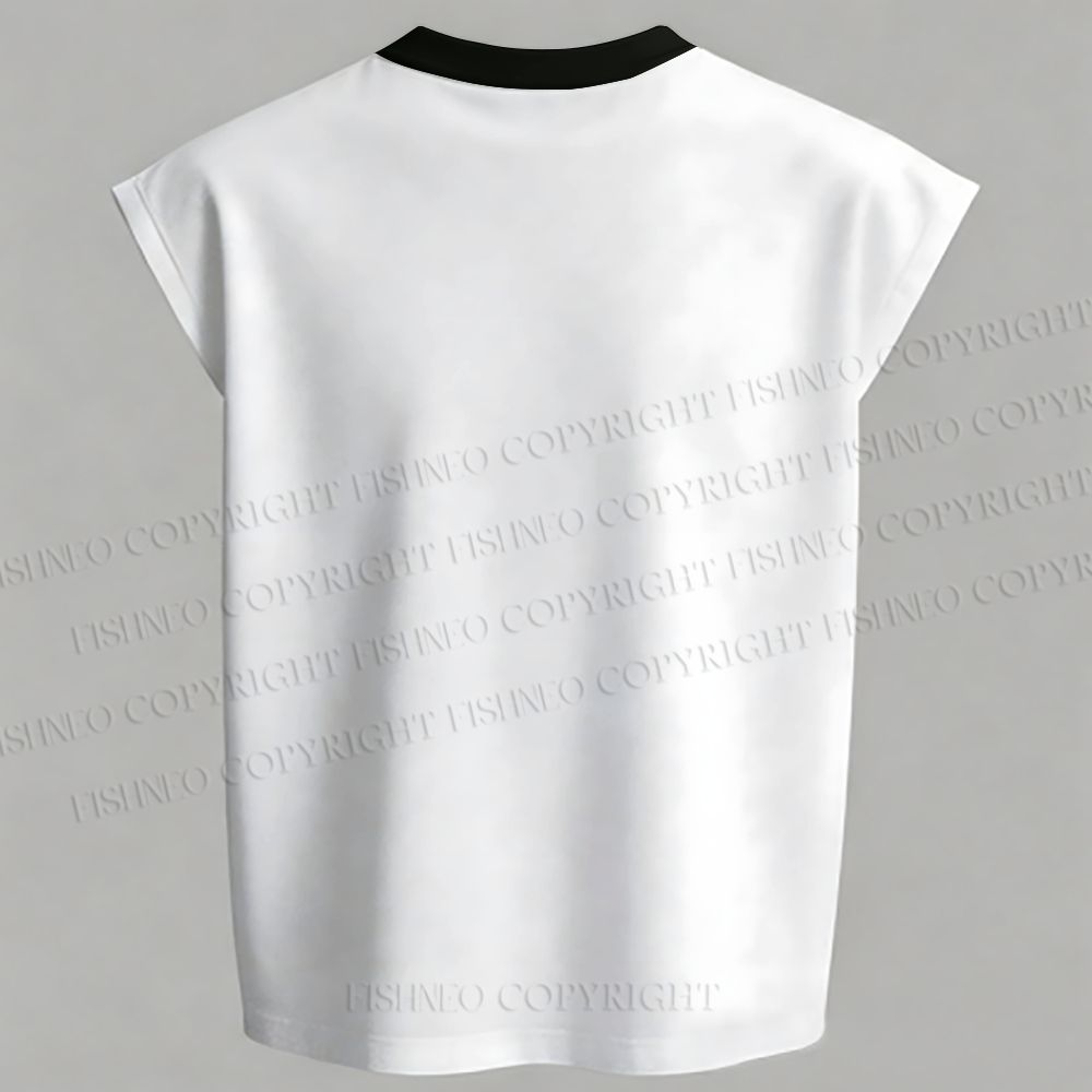 Men's Bauhaus Dachshund Sleeveless Tank Top & Elasticated Trousers pants Two-Piece Streetwear Set