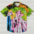 Jean-Michel Basquiat Style Doodle Hawaiian Shirt