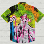 Jean-Michel Basquiat Style Doodle Hawaiian Shirt