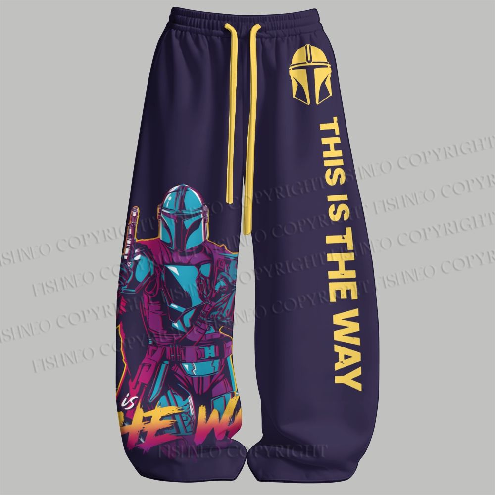 Men's Star Wars Mandalorian Sleeveless Tank Top & Elasticated Trousers pants Two-Piece Streetwear Set