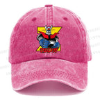 Unisex Vintage Mazinger Grendizer Casual Washed Cap