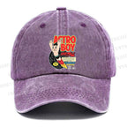 Unisex Vintage Astro Boy Casual Washed Cap