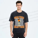 Unisex Dead Tired Printed Washed Tee