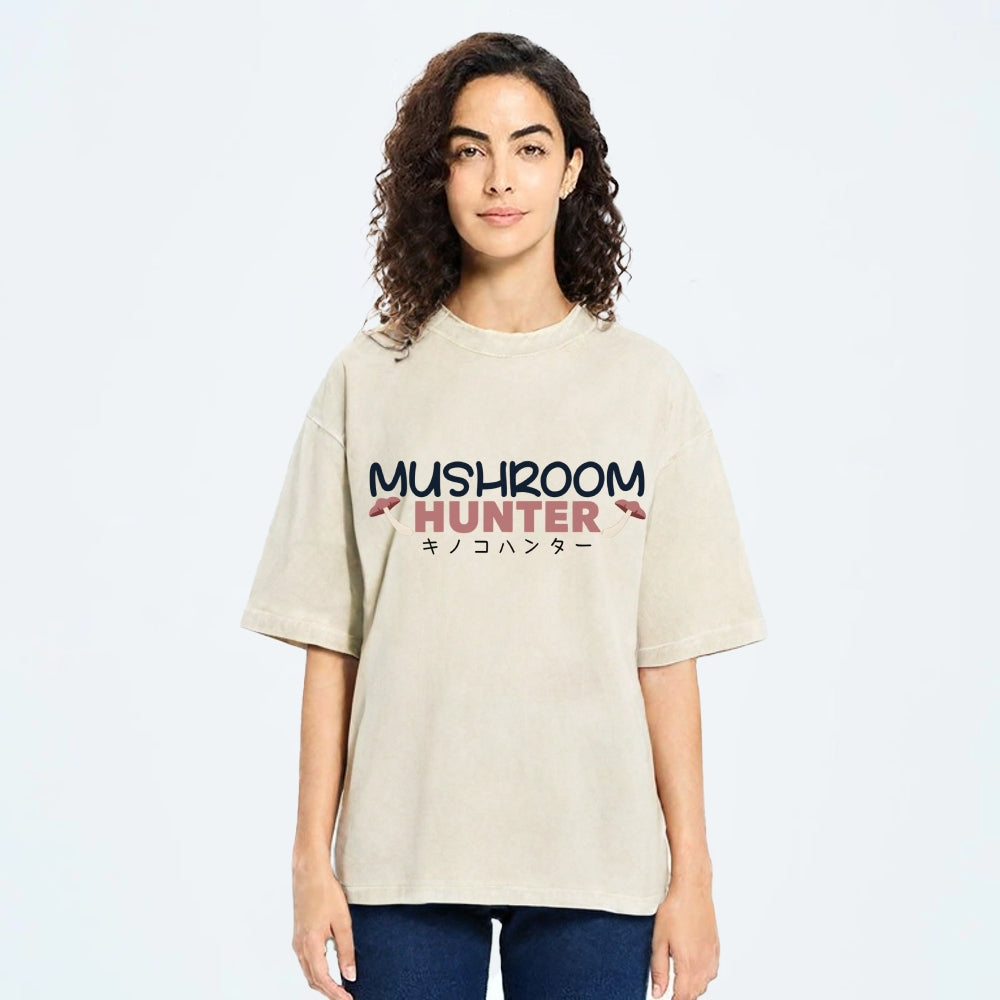 Mushroom Hunter Vintage Washed T-shirt