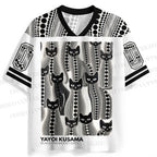 Yayoi Kusama Polka Dot Cat Jersey Shirts