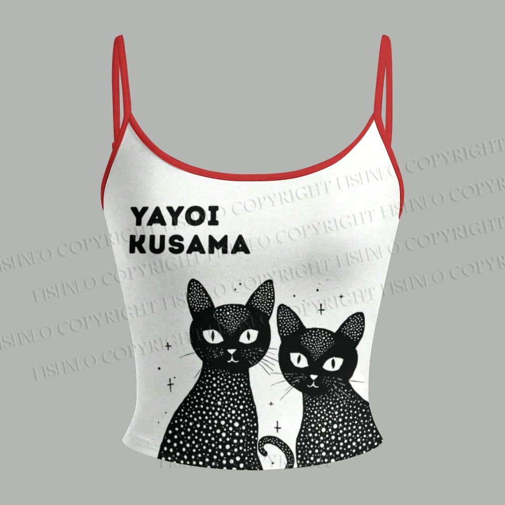 Yayoi Kusama Black Cat Top & Elasticated Trousers Two-Piece Set