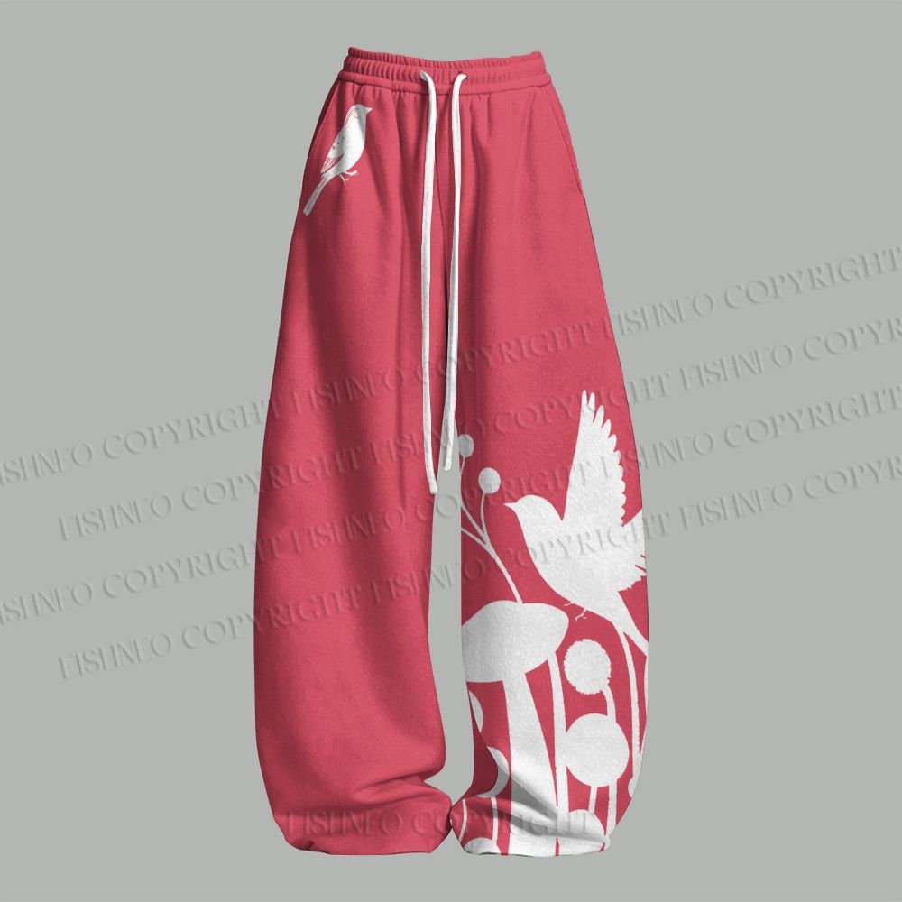 Yayoi Kusama Bird Top & Elasticated Trousers Two-Piece Set
