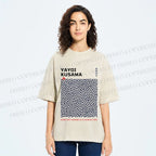 Unisex Yayoi Kusama Labyrinth Printed Washed Tee