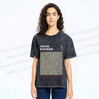 Unisex Yayoi Kusama Labyrinth Printed Washed Tee