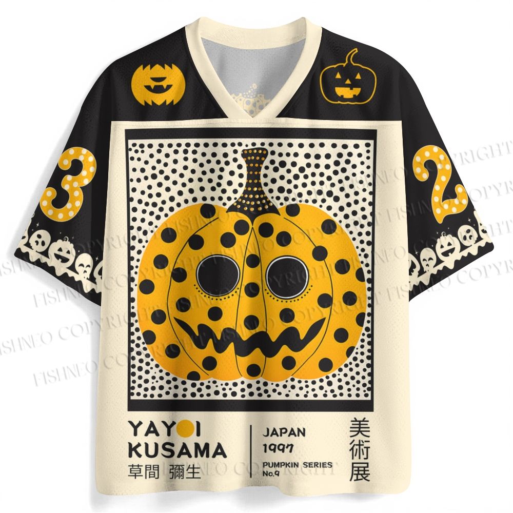 Yayoi Kusama Halloween Pumpkin Jersey Shirts