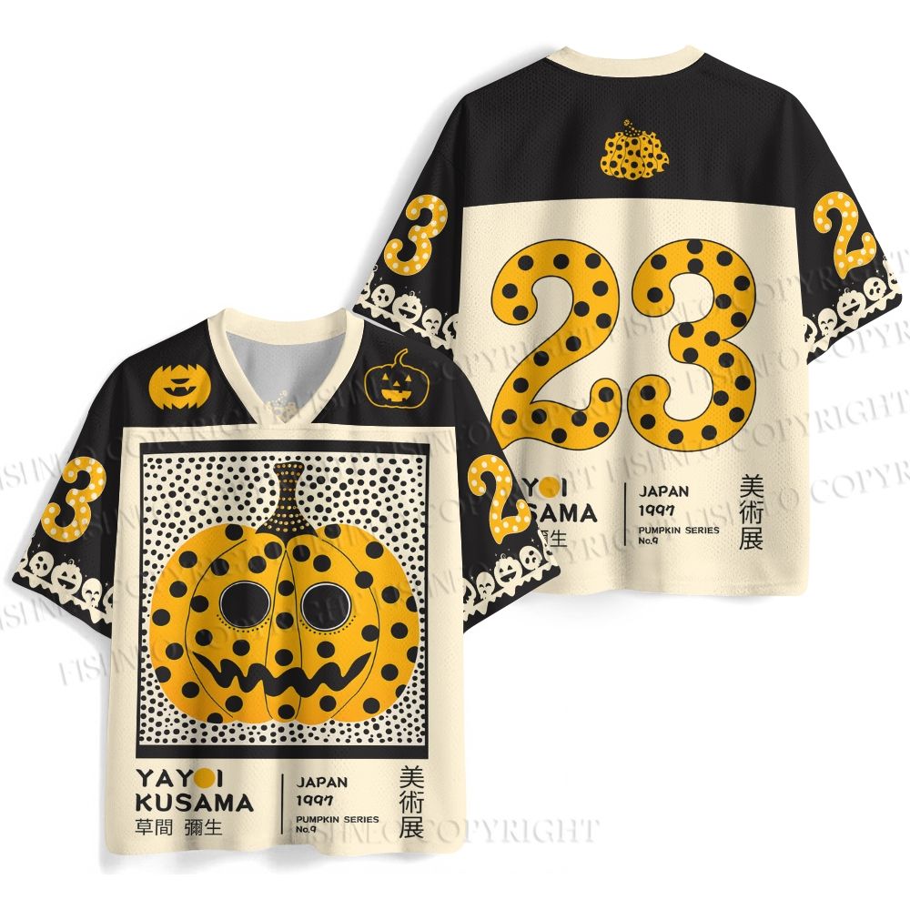Yayoi Kusama Halloween Pumpkin Jersey Shirts